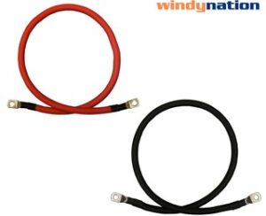 Windy Nation 2 AWG Gauge Battery Connector Cables